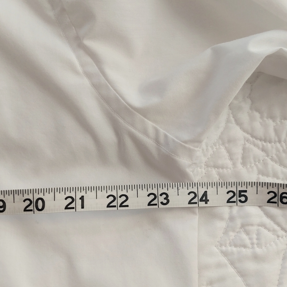 * Stafford Men's White Pleated Front On This Formal Dress Shirt, Size 16, EUC - Picture 5 of 6